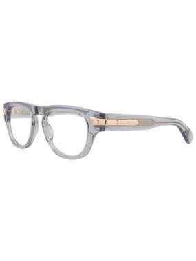 New Gucci Women's Eyeglasses Aviator Recycled Acetate Frame Mens Grey Grey